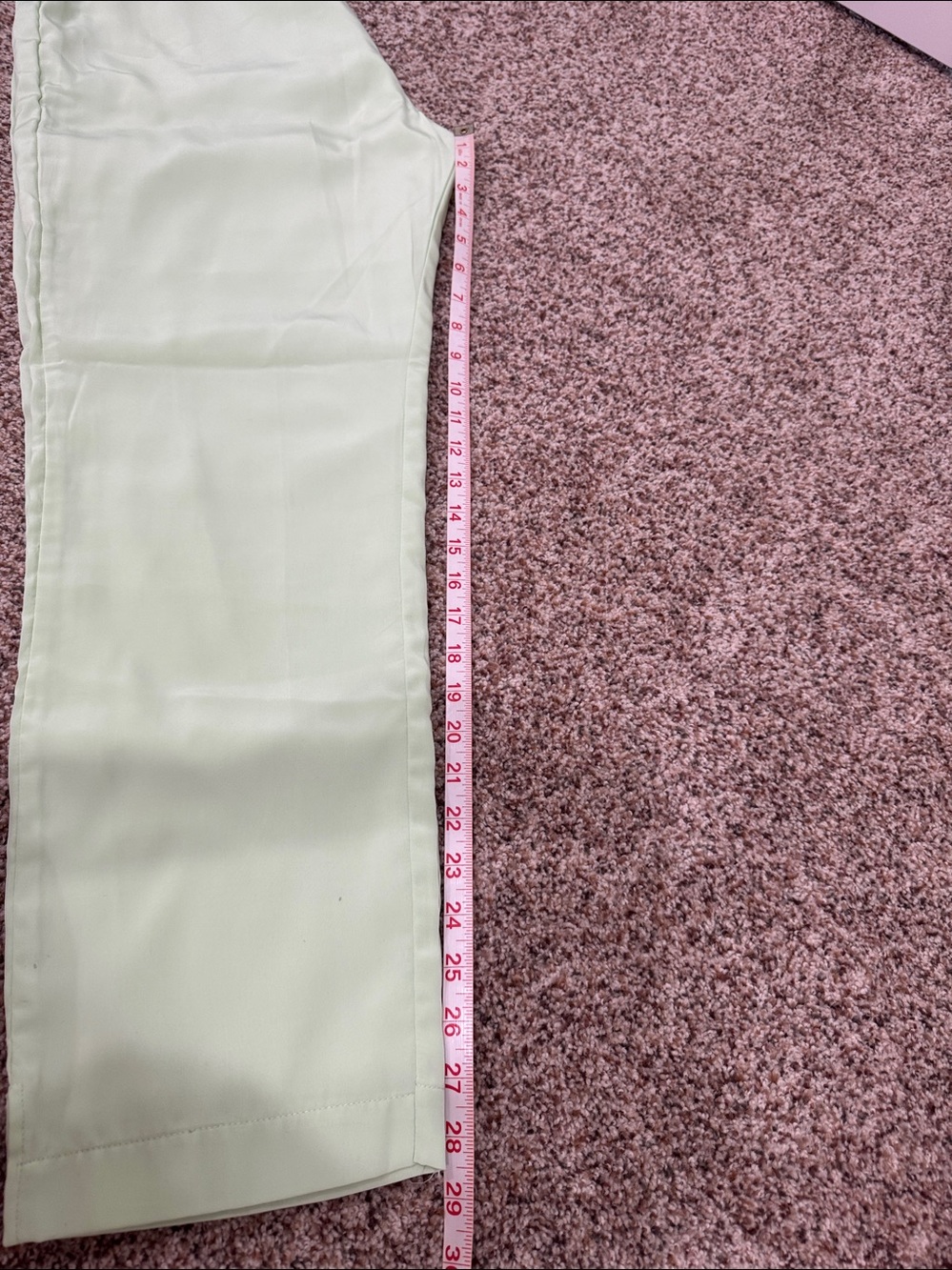 3 piece Light Green Floral Embroidered Salwar Kameez with pant and Dupatta - Picture 15 of 16